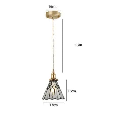 DecorBites™ Blue Glass Pendant Lights for Bedroom Dinning Living Room