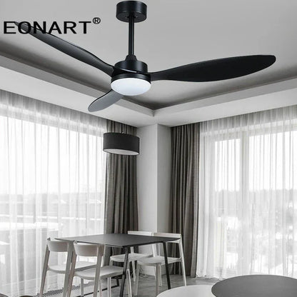 DecorBites™ 52" Fashion Plastic Blade Ceiling Fan with Lamp and Remote Control