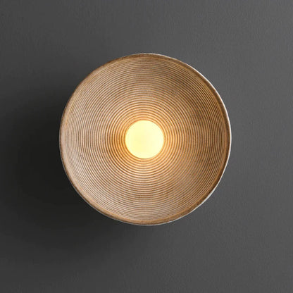 DecorBites™ Japanese Wall Lamp Retro Bedroom Bedside Light Wabi Sabi Art Decor