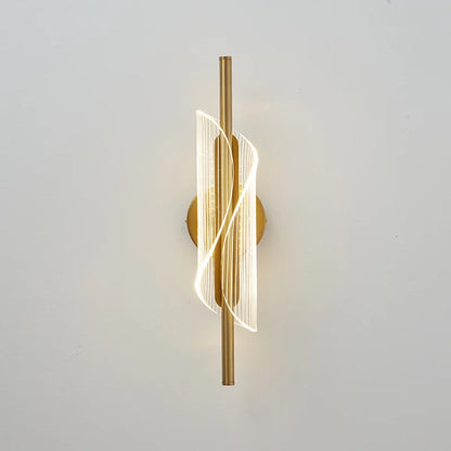 ™ Gold Black LED Wall Sconce Light for Bedroom Living room Aisle Corridor