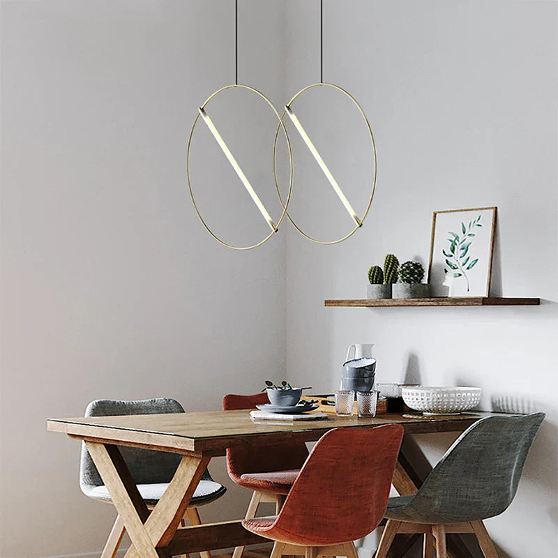 DecorBites™ LED Metal Pendant Light for Dining Room & Bedroom