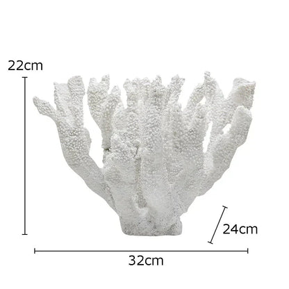 DecorBites™ Coral Resin Statue Desk Decoration Modern Home Decor Ornaments