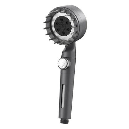 DecorBites™ Adjustable High Pressure Shower Head with 3 Modes and Hose Base