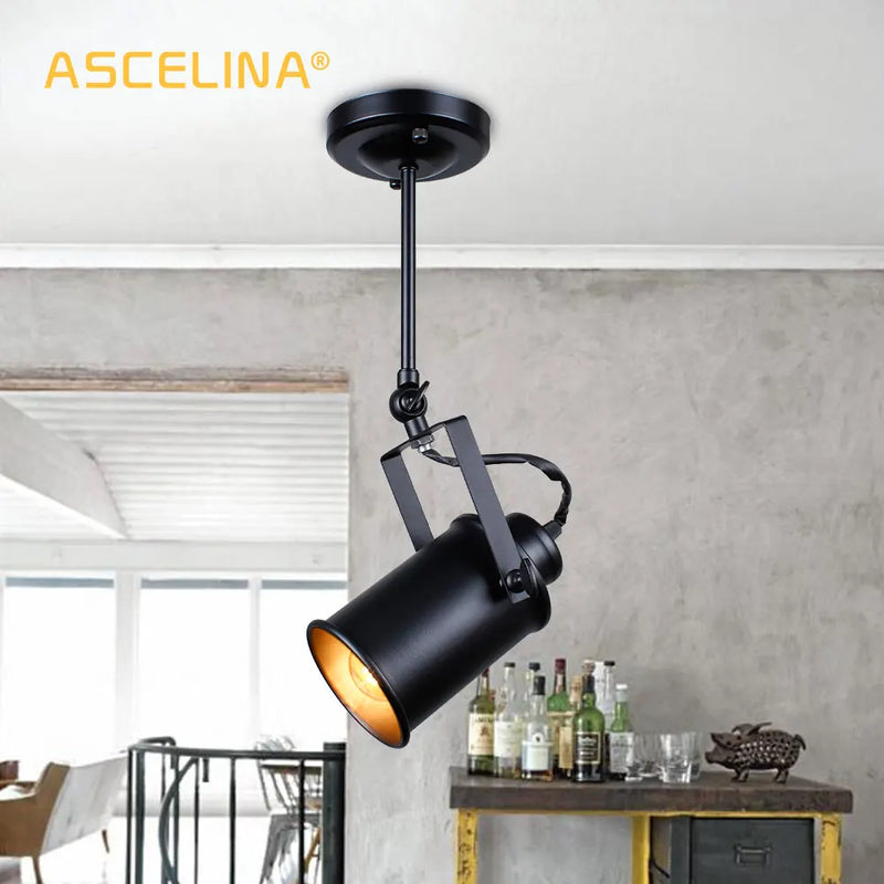 ™ Industrial Retro Ceiling Lamp American Loft Style E27 for Home Decor