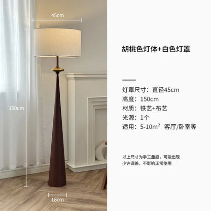 DecorBites™ LED Iron Art Floor Lamp | Wabi-sabi Minimalist Design for Living Room, Bedroom