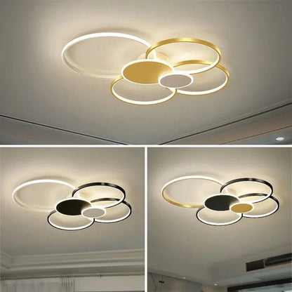 DecorBites™ LED Ceiling Chandelier Light for Living Room Bedroom Dining Hall Indoor Lighting Fixtures