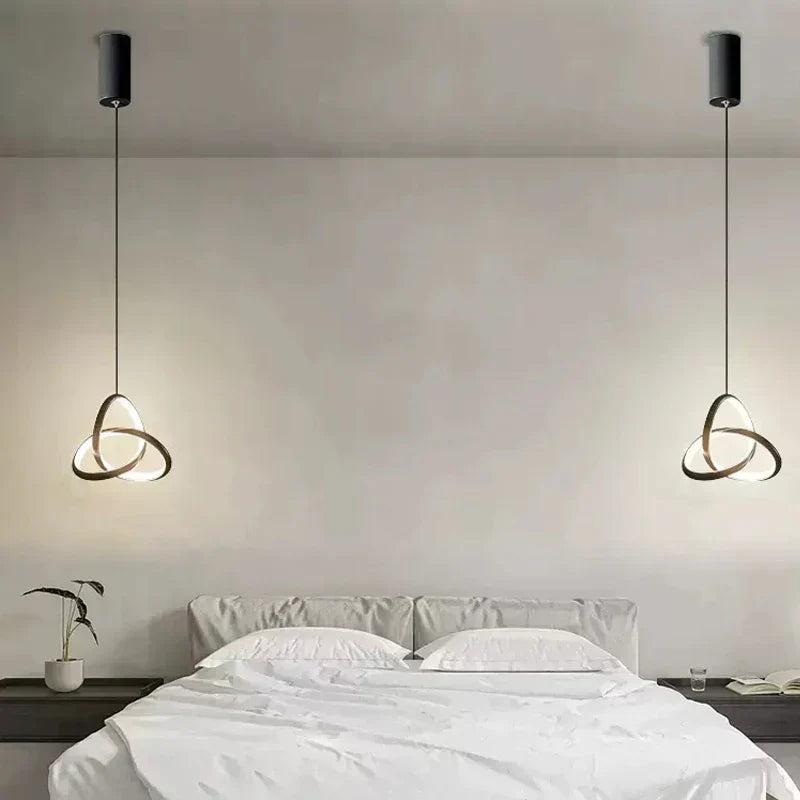 DecorBites™ LED Minimalist Pendant Light Chandelier for Modern Decor Art in Bedroom Living Room