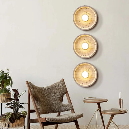 DecorBites™ LED Stone Wall Lamp Modern Nordic Mirror Light for Home Decor