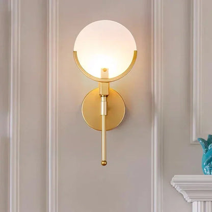 DecorBites™ Marble & Copper Wall Lamp for TV Background, Restaurants, Bedroom - Luxury Decor