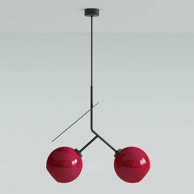 DecorBites™ Cherry LED Pendant Light: Creative Children's Room Hanging Lamp & Dining Table Fixture