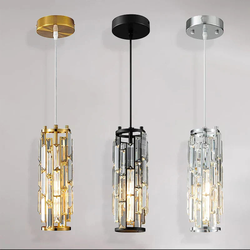 ™ Gold Crystal Chandelier: Elegant Dining Room Pendant Lighting