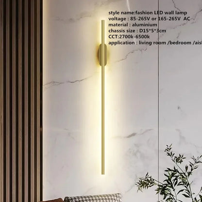 DecorBites™ Linear LED Tube Wall Sconce for Home Decor