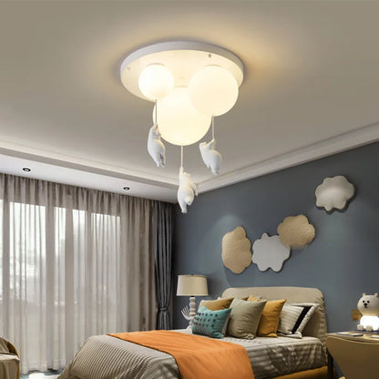 DecorBites™ Bear Resin Pendant Light for Children's Room & Kindergarten