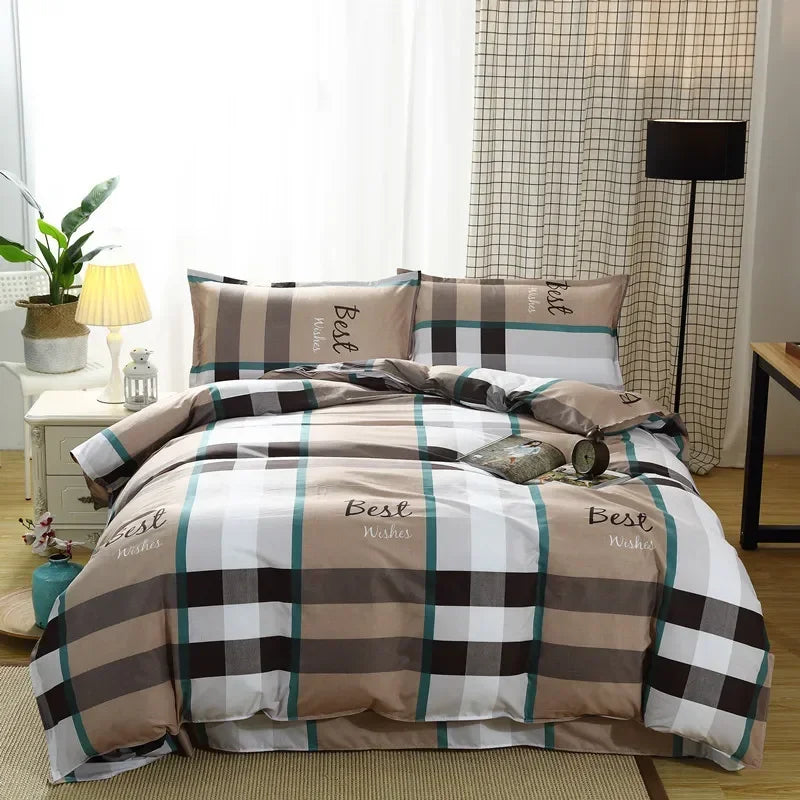 DecorBites™ Cartoon King Size Duvet Set 220x240 with Pillowcase - Skin Friendly & Comfortable