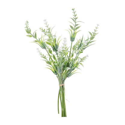 DecorBites™ Lavender Wedding Wreath Artificial Flowers Home Decor Craft Fake Plants