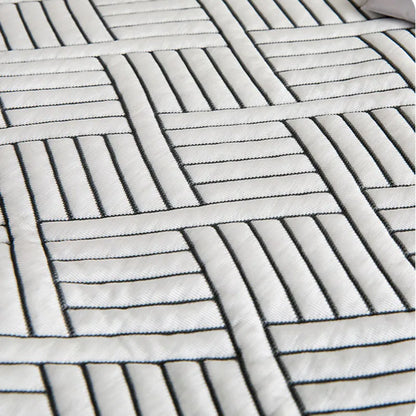 DecorBites™ Cooling Ice Bean Mesh Embroidered Maternal Child Grade Soft Mattress