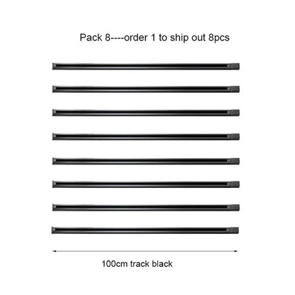 DecorBites™ Aluminum Track Rails for LED Spotlights with T-L Connector