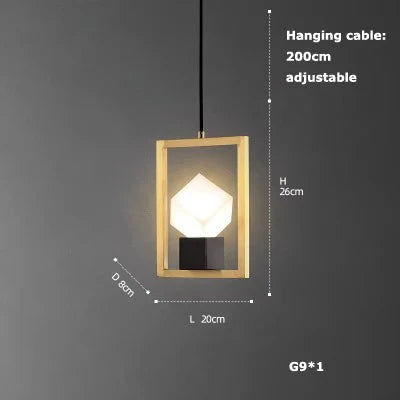 DecorBites™ LED Chandelier Lighting for Dinning Room