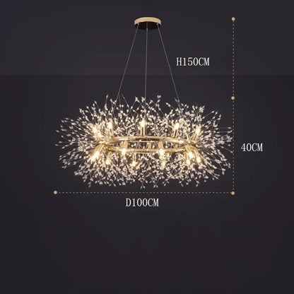 DecorBites™ LED Pendant Chandeliers for Modern Living and Dining Room Decor
