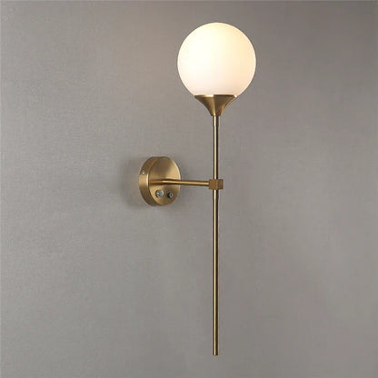 DecorBites™ Glass Lampshade Wall Sconces for Bedside and Living Room Decor