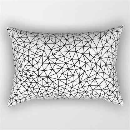 DecorBites™ Geometric Wave Line Waist Pillowcase Set