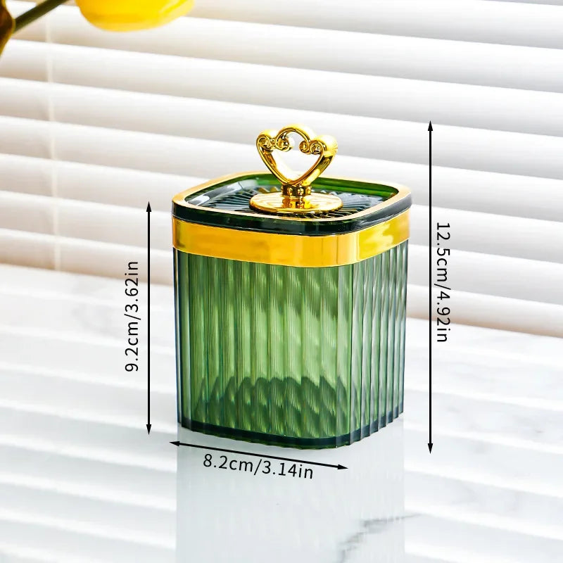DecorBites™ Acrylic Seasoning Jar Set with Tray - Kitchen Storage Organizer