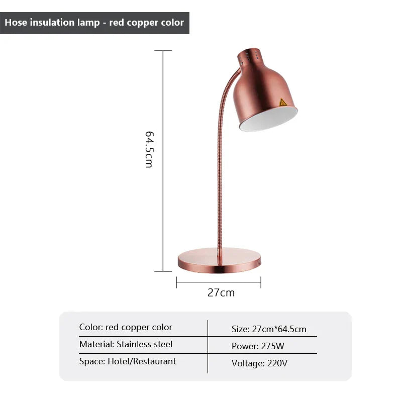 DecorBites™ 275W Electric Food Heat Preservation Table Lamp for Kitchen and Restaurant