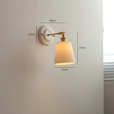 DecorBites™ Copper Arm LED Wall Sconce for Bedroom Bathroom Mirror Stair Light