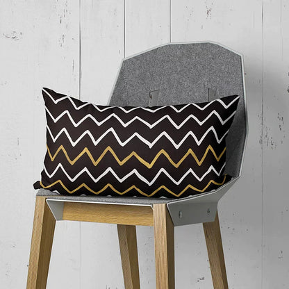 DecorBites™ Geometric Wave Line Waist Pillowcase Set
