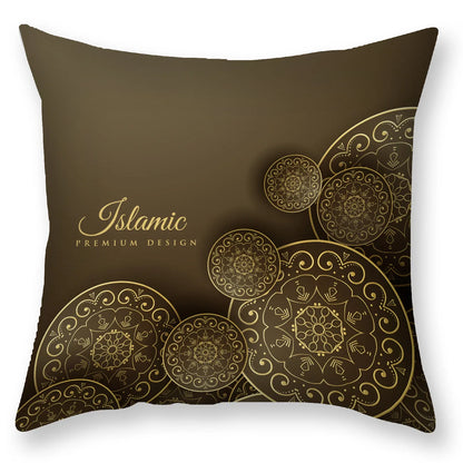 DecorBites™ Black Gold Mandala Luxury Printed Pillowcase §