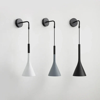 DecorBites™ Black Nordic LED Sconce Wall Light for Bedroom Reading Stairs Decor