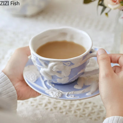 DecorBites™ Angel Figures Ceramic Dining Set&Mug Collection