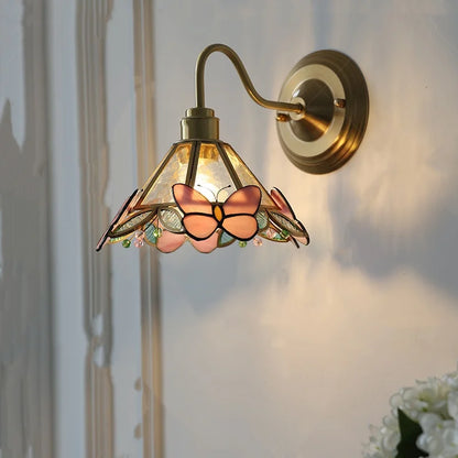 DecorBites™ Clear Glass LED Wall Sconce Nordic Modern Brass Light Fixture Applique Murale