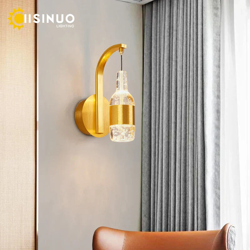 DecorBites™ Crystal LED Wall Sconce for Elegant Home Décor