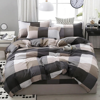 DecorBites™ Cartoon Printed Bedding Sets - Soft Quilt Cover Kit for All Seasons