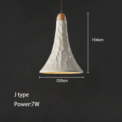 DecorBites™ Concrete High Pendant Chandelier for Bedroom, Restaurant, and Bar