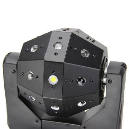DecorBites™ 16*3W RGBW Laser Football Light Strobe Beam Projector DJ Disco Moving Head