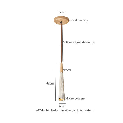 DecorBites™ Columnar Micro Cement LED Hanging Lamps | Home Decor Pendant Light