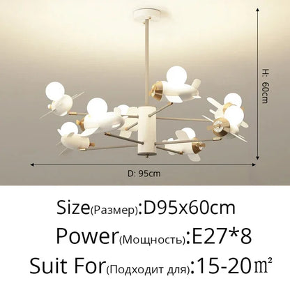 ™ Helicopter Chandeliers for Children's Room and Bedroom Lighting