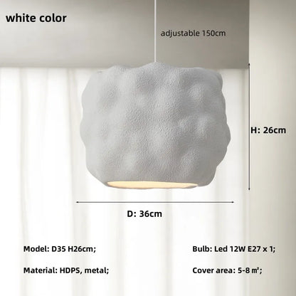 DecorBites™ Creamy Style Pendant Lights: Minimalist Nordic Design for Bedside, Restaurant, Bar
