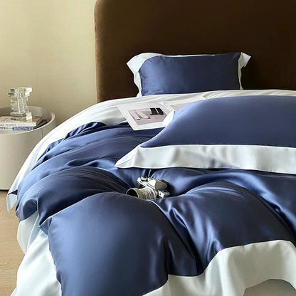 DecorBites™ Eucalyptus Fiber Bedding Set, Summer Coolness, Silky Quilt, Duvet Cover, Sheet Set