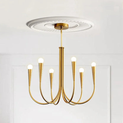 DecorBites™ French Style Black Pendant Light Chandelier - Luxury LED Ceiling Lamp