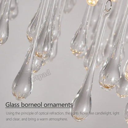 DecorBites™ Golden Branch Led Ceiling Chandelier Modern Living Room Pendant Lights