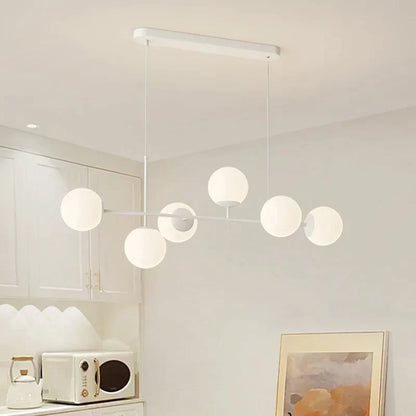 DecorBites™ French White Pendant Chandelier Light Set with E27 Bulb for Elegant Décor