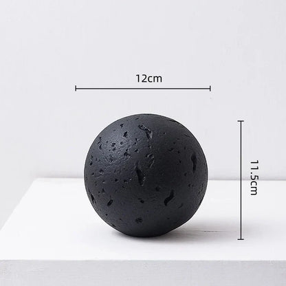 DecorBites™ Geometric Spherical Ceramic Ornaments Moon Home Decoration Accessory