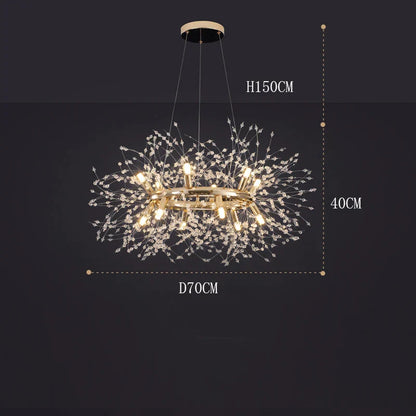 DecorBites™ LED Pendant Chandeliers for Living and Dining Room - Modern Indoor Hanging Light