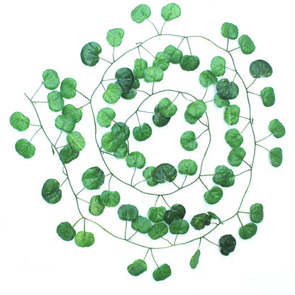DecorBites™ Green Silk Hanging Christmas Garland for Home and Garden Decor