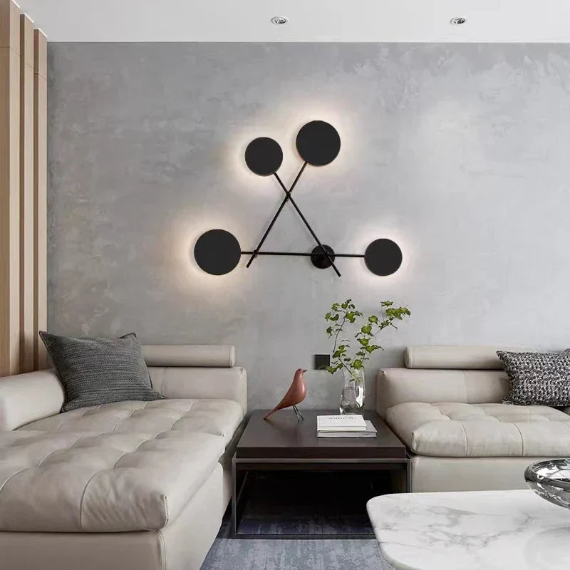 DecorBites™ LED Wall Lamp: Modern Nordic Interior Lighting for Living Room Bedroom Corridor