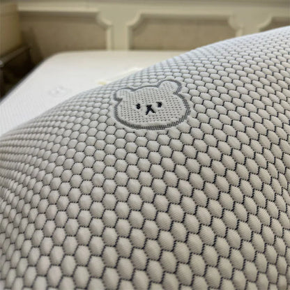 DecorBites™ Cooling Ice Bean Sheet Set: Breathable Rayon Mat & Pillowcases for Summer Bed