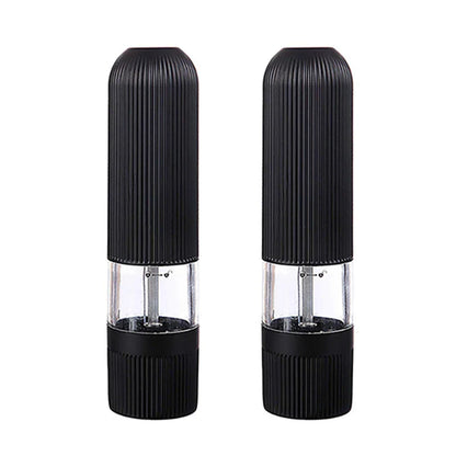DecorBites™ Automatic Salt Pepper Grinder | Electric Spice Mill for Seasoning Adjustable Coarseness